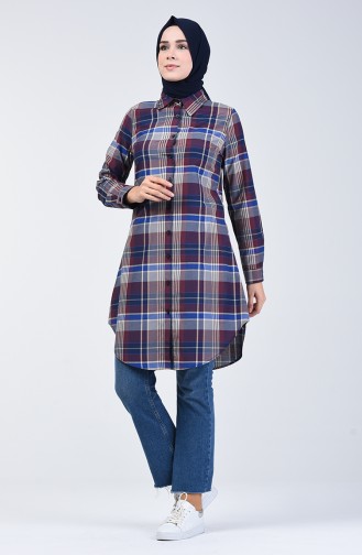 Kareli Tunik 6444-04 Bordo