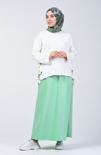 Elastic Waist Dress 3170ETK-01 Mint Green 3170ETK-01