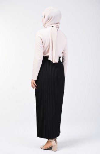 Pleated Skirt 0006-08 Black 0006-08