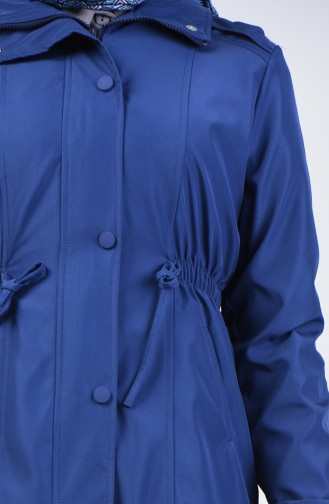 Indigo Trench Coats Models 1409-04