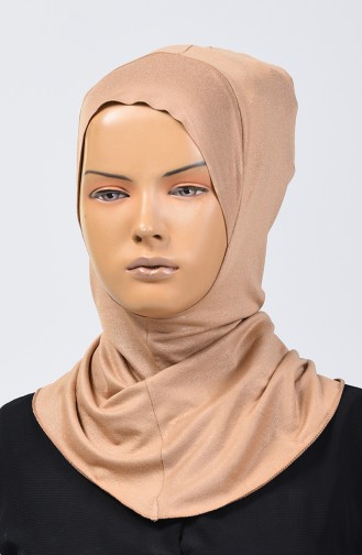 Combed Cotton Hijab Bonnet 13142-21 Tobacco 13142-21