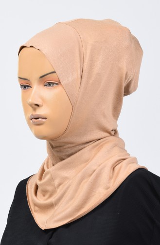 Gekämmter Hijab Bonnet 13142-21 Tabak 13142-21