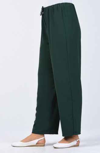 Aerobin Fabric Elastic Waist Trouser 0054-10 Jade Green 0054-10