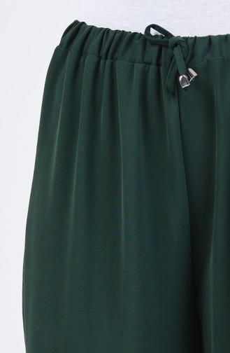 Aerobin Fabric Elastic Waist Trouser 0054-10 Jade Green 0054-10