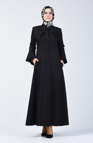 Hijab Mantel 1272-01 Schwarz 1272-01