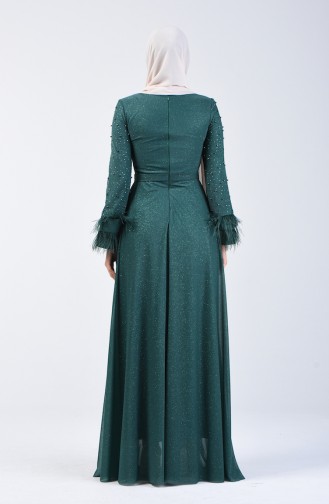 Pearly Evening Dress 3062-02 Jade Green 3062-02