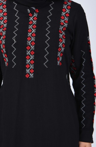 Black İslamitische Jurk 3030-01