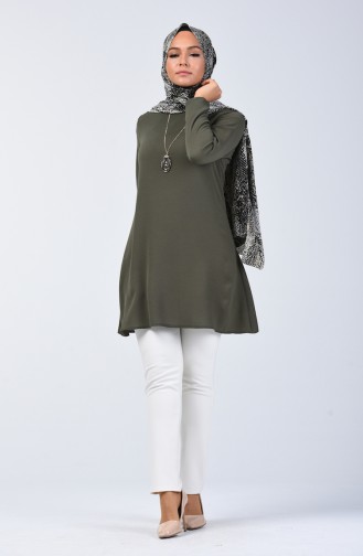 Basic Tunic 0118-06 Khaki Green 0118-06