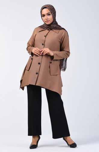 Süs Cepli Tunik 3135-05 Camel