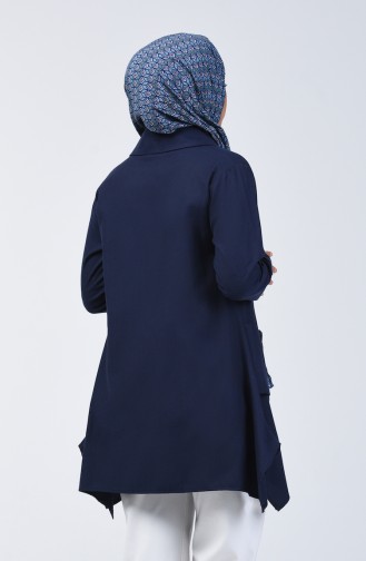 Navy Blue Tuniek 3135-07