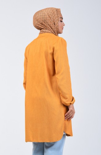 Elastic Corded Tunic 0270-03 Mustard 0270-03