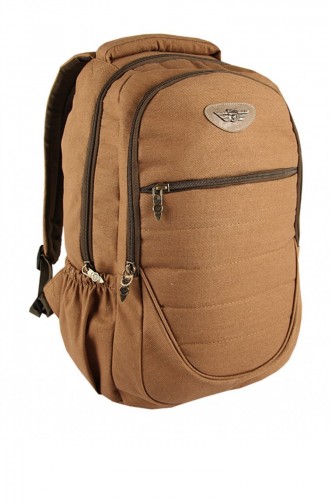 Alone Beige Kanvas Rucksack 5054 Bej