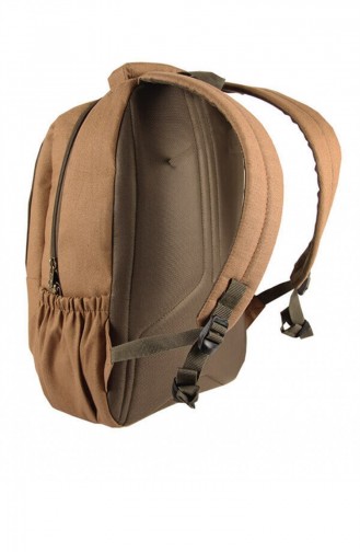 Alone Beige Kanvas Rucksack 5054 Bej