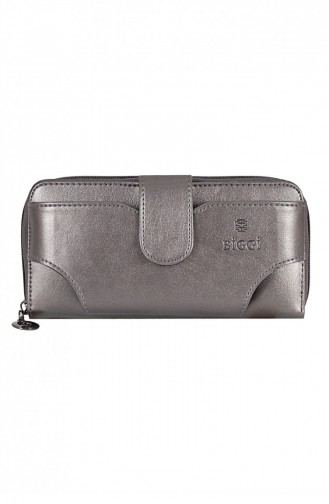 Biggi 0983 Silber Geldtasche mit Telefonklammer 1009831811034