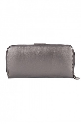 Biggi 0983 Silber Geldtasche mit Telefonklammer 1009831811034