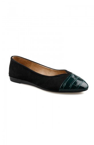 Woman Babet 0166-03 Black Green 0166-03