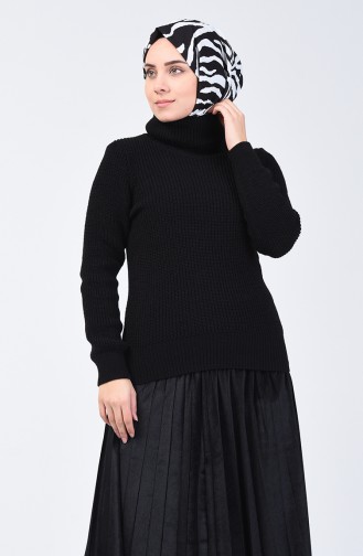 Knitwear Turtleneck Sweater 0512B-01 Black 0512B-01