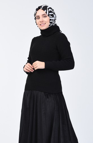 Knitwear Turtleneck Sweater 0512B-01 Black 0512B-01