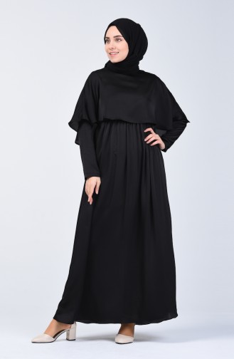 Black Hijab Dress 5127-02