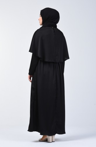 Black İslamitische Jurk 5127-02