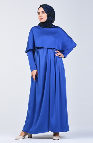Dress with Cape 5127-06 Saxe Blue 5127-06