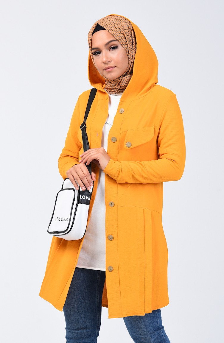 plain mustard hoodie