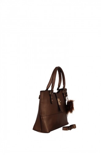 Zigga 02644 Bronz  Damen Schultertasche aus Kunstleder 1247589004152