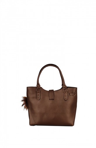 Zigga 02644 Bronz  Damen Schultertasche aus Kunstleder 1247589004152