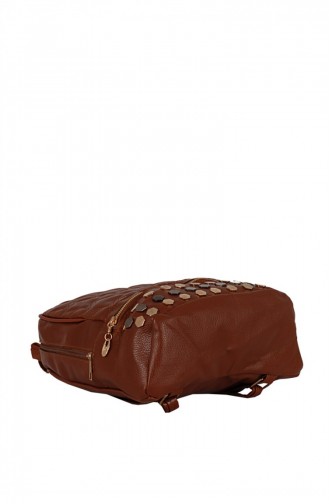 Zigga 02655 Tobacco Woman Faux Leather Backpack 1247589004187