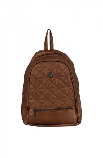 Zigga 02656 Bronz Damen Rucksack aus Kunstleder 1247589004189