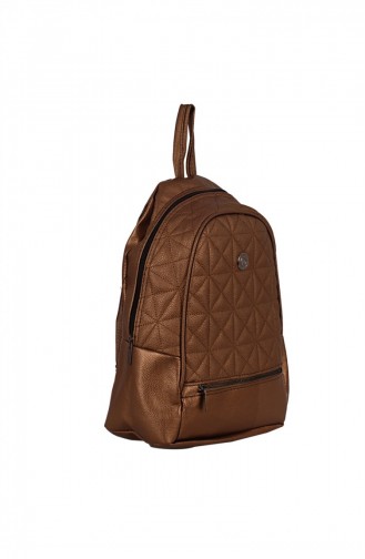 Zigga 02656 Bronz Damen Rucksack aus Kunstleder 1247589004189