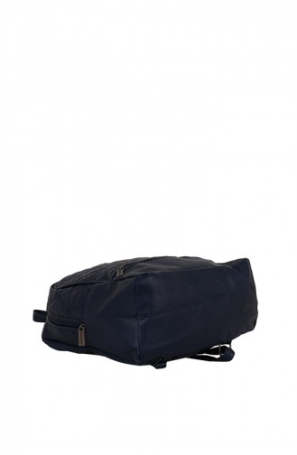 Zigga 02656 Navy Blue Woman Faux Leather Backpack 1247589004191