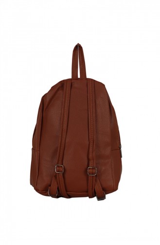 Zigga 02656 Tobacco Woman Faux Leather Backpack 1247589004193