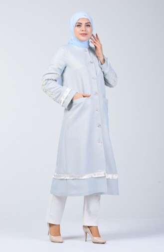 Pearl Jacket with Tassel Detail 0853-01 Ice Blue 0853-01