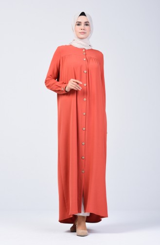 Brick Red Abaya 0065-06