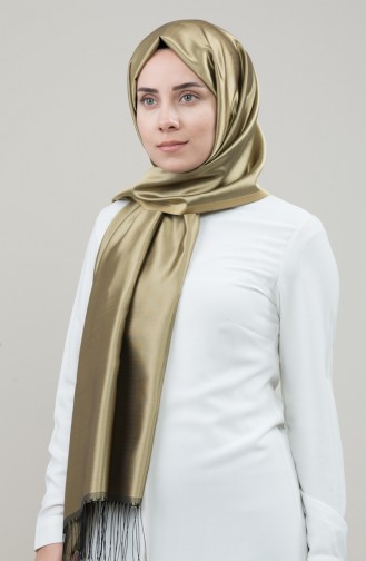 Straight Taffeta Shawl 95329-18 Oil Green 95329-18