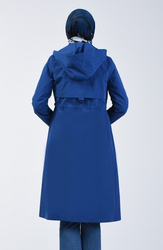 Indigo Trench Coats Models 6086-03