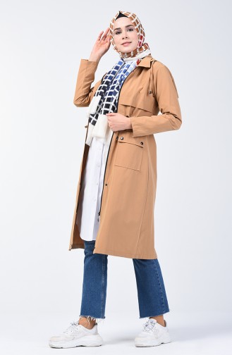 Camel Trench Coats Models 6086-05