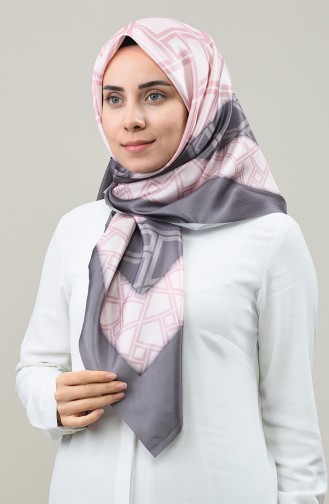 Digitally Printed Taffeta Scarf 95335-01 Powder 95335-01