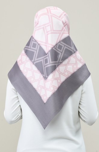 Digitally Printed Taffeta Scarf 95335-01 Powder 95335-01