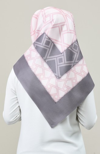 Digitally Printed Taffeta Scarf 95335-01 Powder 95335-01