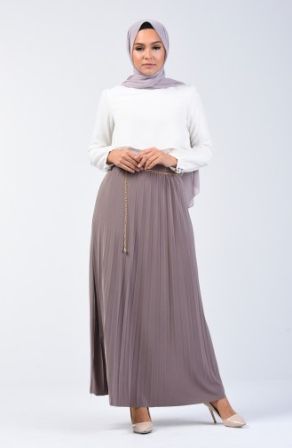 Sandy Pleated Skirt 1010A-03 Mink 1010A-03