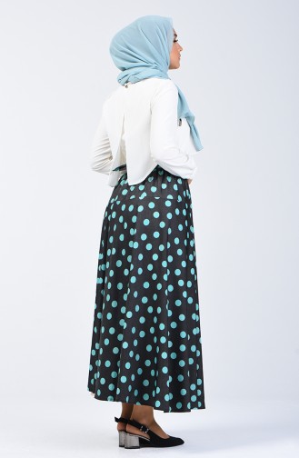 Polka Dot Skirt 1065-02 Black 1065-02