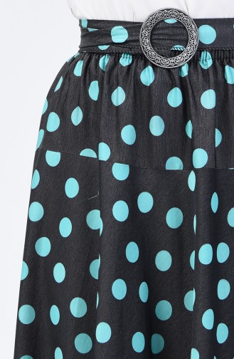 Polka Dot Skirt 1065-02 Black 1065-02