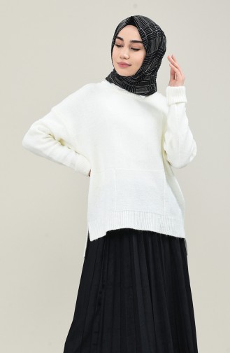 Knitwear Sweater 0570-01 Ecru 0570-01