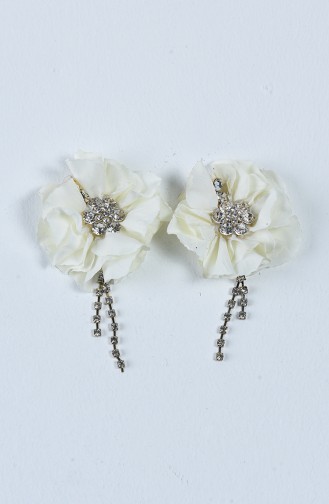 White Earring 13