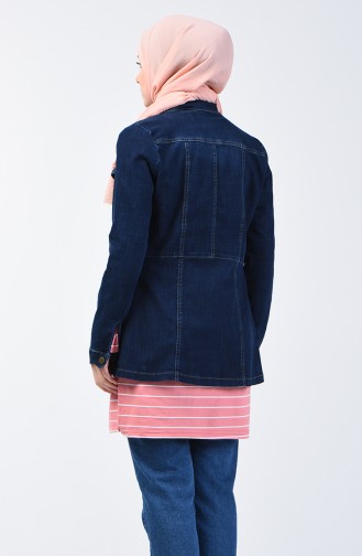 Jeans Jacke 6082-02 Dunkelblau 6082-02