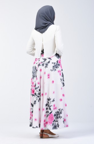 Elastic Belted Skirt 1064-01 Stone 1064-01