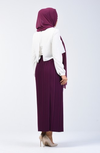 Pleated Skirt 0006-11 Purple 0006-11