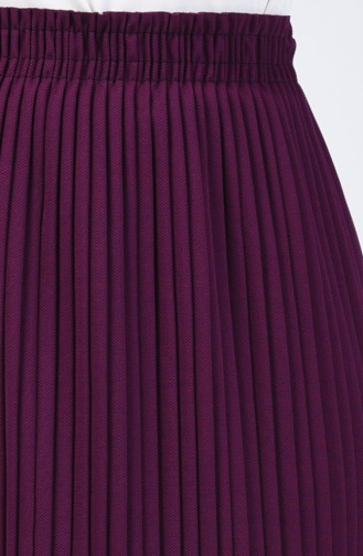Pleated Skirt 0006-11 Purple 0006-11